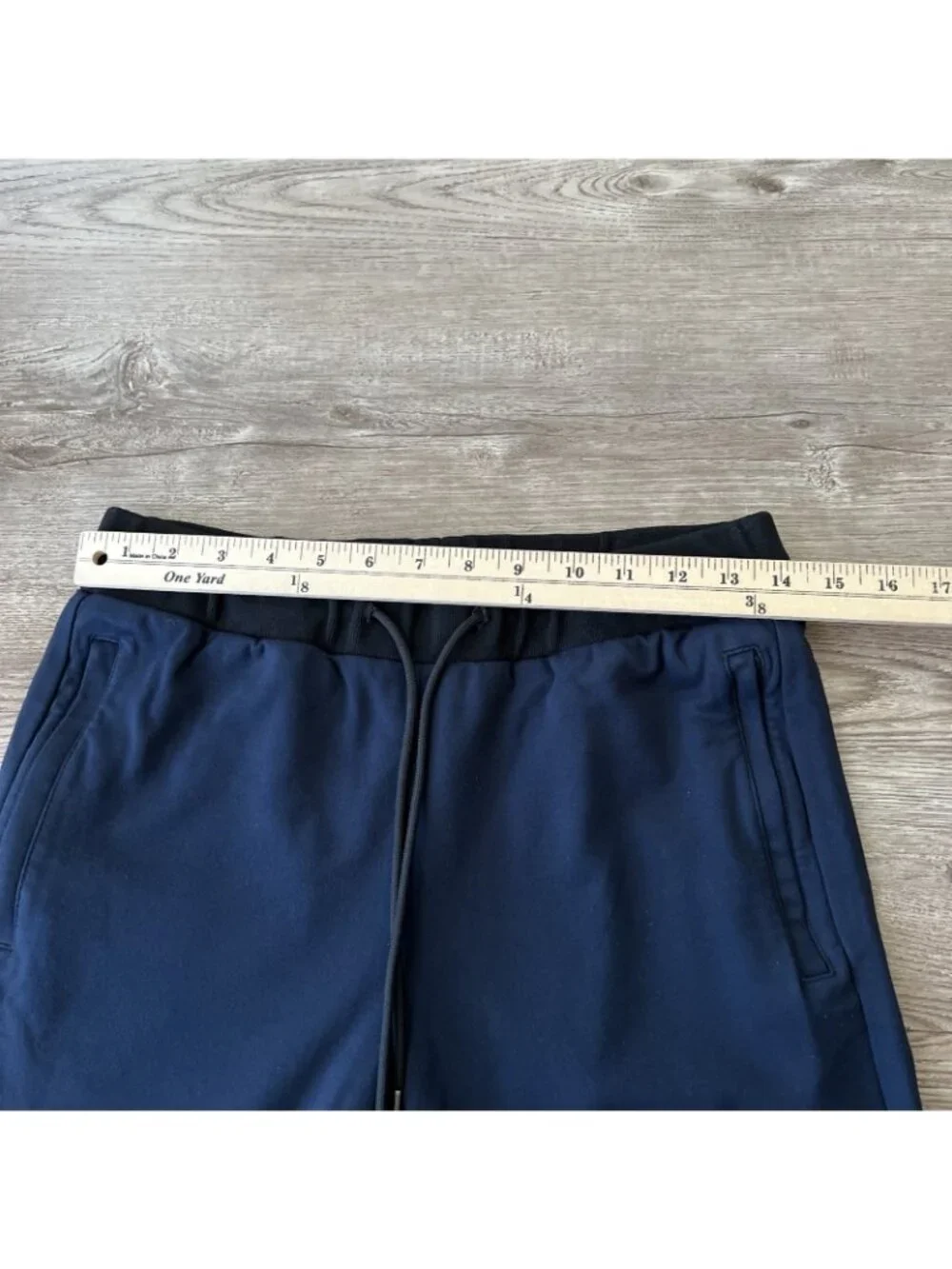 Theory Demir Plinth Tech Knit Jogger Pants Mens XS Blue Tapered Athleisure